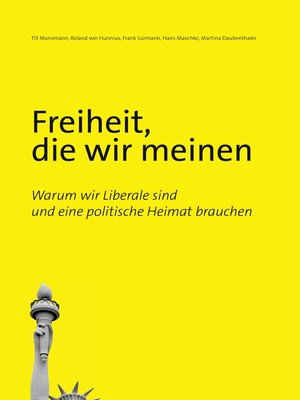 cover image of Freiheit, die wir meinen